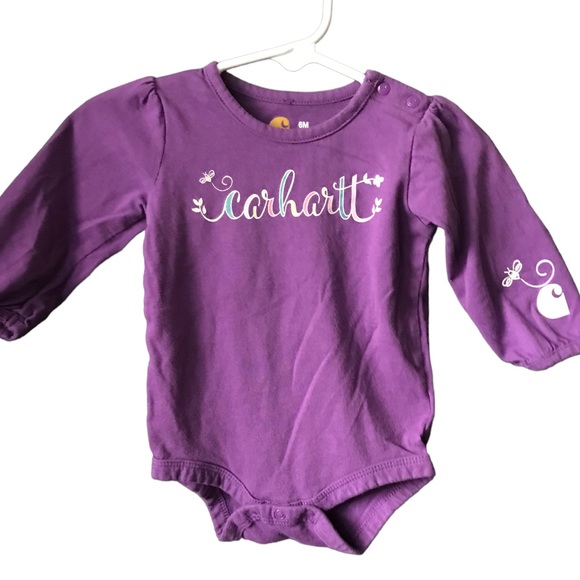 Carhartt One Pieces Baby Girl Carhartt Onesie Sz 6mo Poshmark